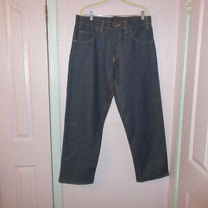 Vtg Prison Blues PRSN BLU Inmate Work Denim Mens Jeans Size 36x30 USA Made NOS